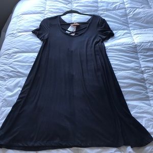 Navy T-shirt dress